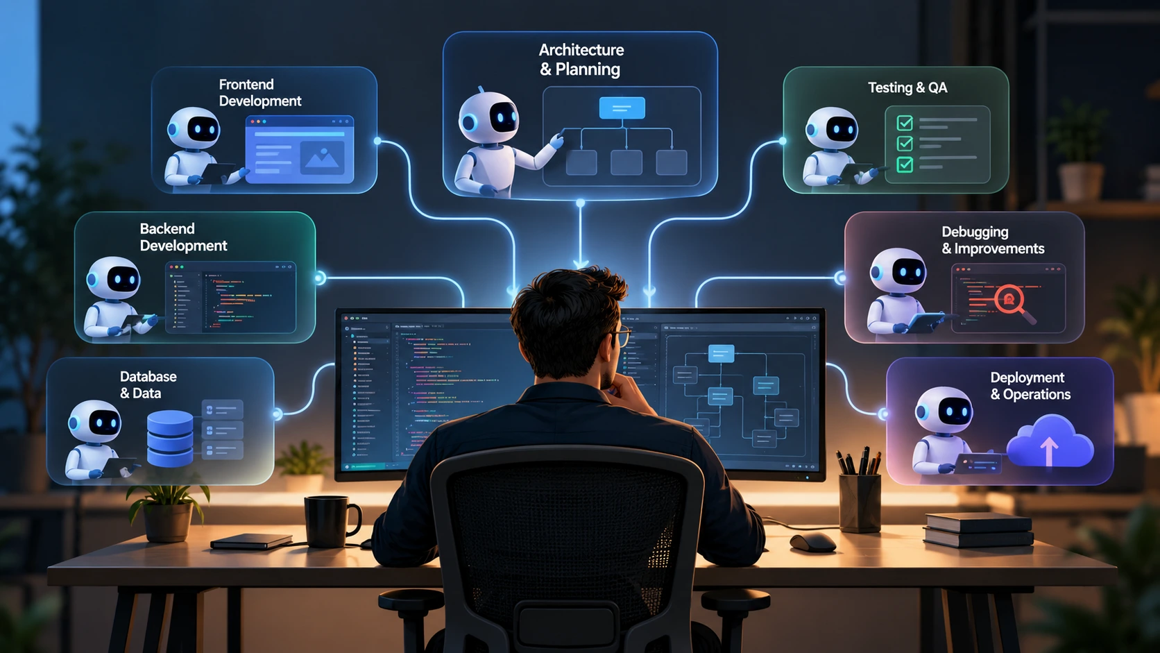 Experienced software engineer directing AI coding agents across software architecture, implementation and review