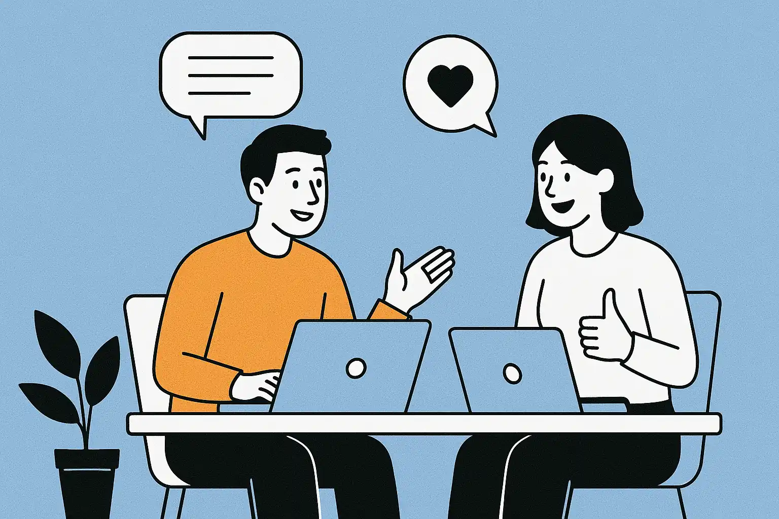 Team of engineers collaborating and discussing product ideas